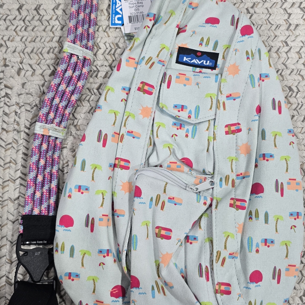 Kavu Crossbody Bag with Colorful Print